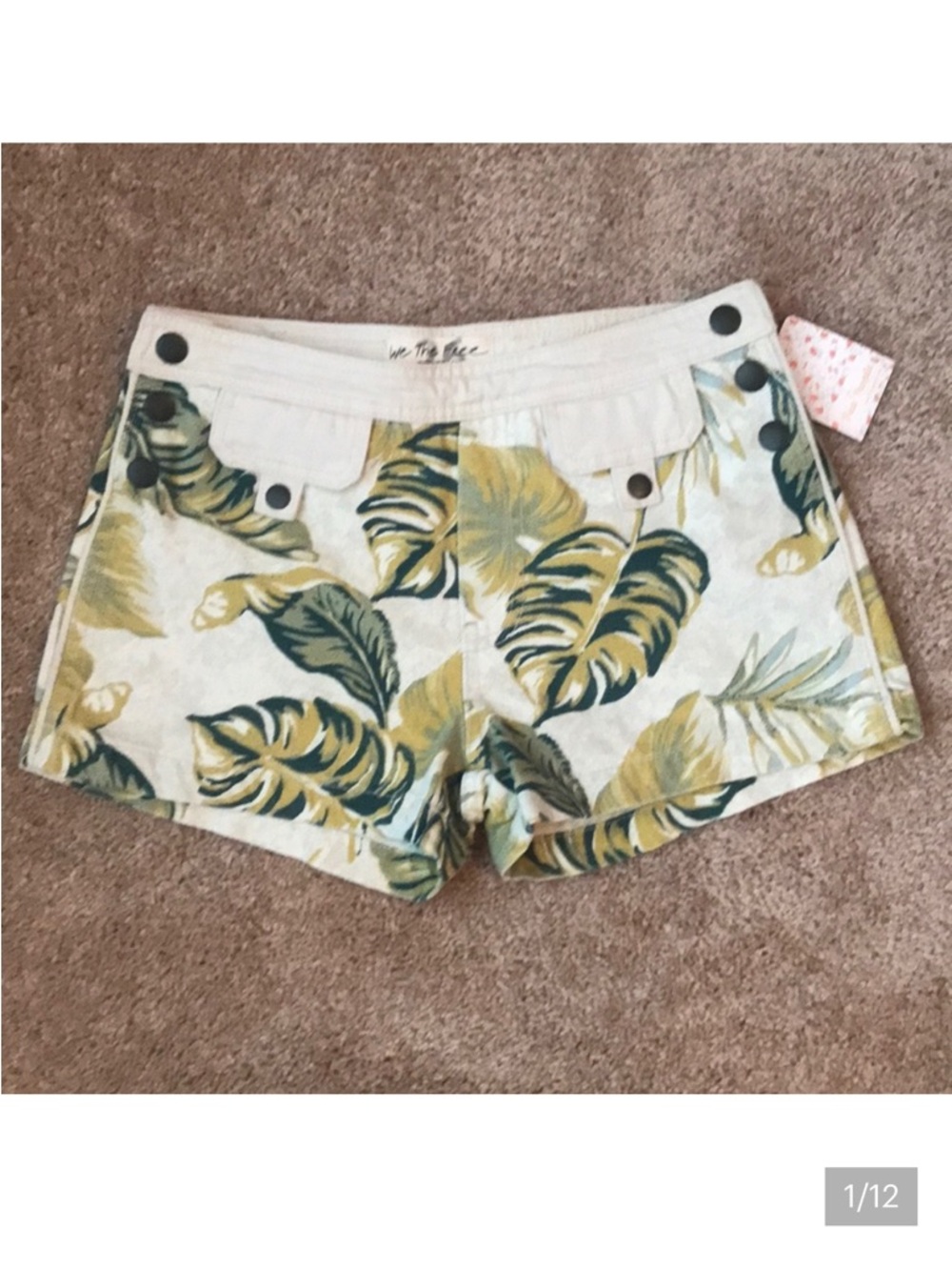NWT Free People Tropical Shorts - Picture 1 of 12